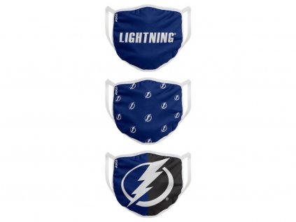 Rúška Tampa Bay Lightning Foco - set 3 kusy EÚ