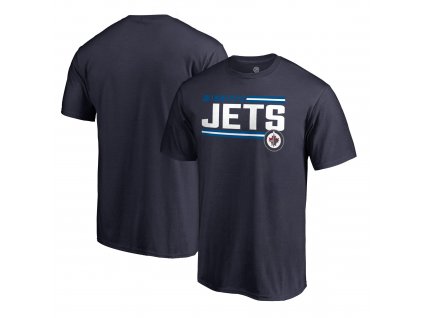 Tričko Winnipeg Jets Iconic Collection On Side Stripe (Veľkosť XXL)