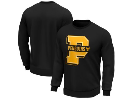 Pánská mikina Pittsburgh Penguins NHL College Letter Crew Sweatshirt