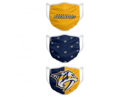 Roušky Nashville Predators FOCO - set 3 kusy (Velikost dospělá velikost)