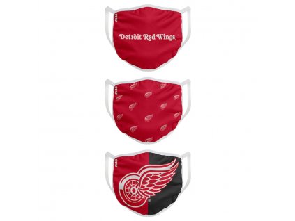 Roušky Detroit Red Wings FOCO - set 3 kusy (Velikost dospělá velikost)