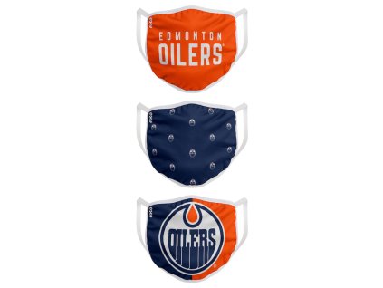 Roušky Edmonton Oilers NHL FOCO - set 3 kusy EU