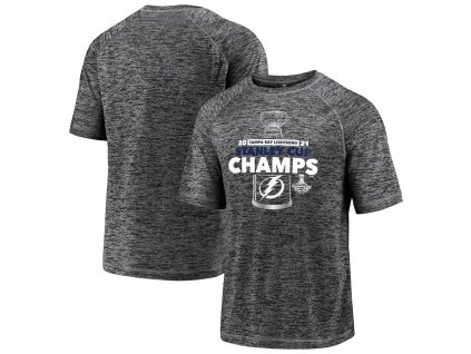 Pánské tričko Tampa Bay Lightning 2021 Stanley Cup Champions Power Play Performance (Veľkosť XXXL)