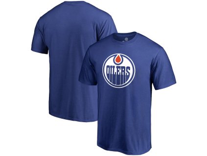 Tričko Edmonton Oilers Primary Logo T-Shirt - Navy