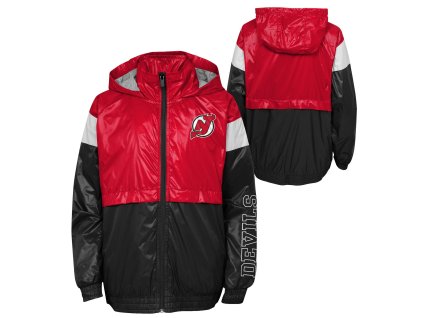 Dětská bunda New Jersey Devils NHL Goal Line Stance Full-Zip Windbreaker