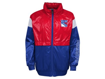 Dětská bunda New York Rangers NHL Goal Line Stance Full-Zip Windbreaker