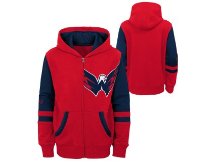 Dětská mikina Washington Capitals NHL Faceoff Colorblocked Fleece Full-Zip