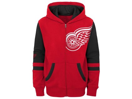 Dětská mikina Detroit Red Wings NHL Faceoff Colorblocked Fleece Full-Zip