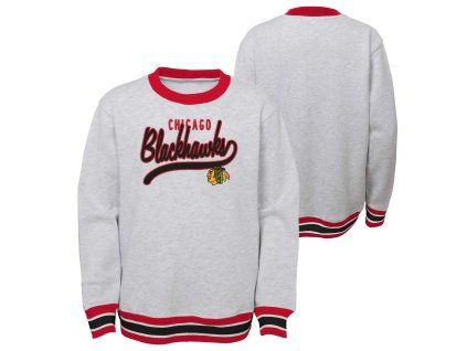 88203 2 detska mikina chicago blackhawks nhl legends crew neck pullover