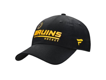 Pánská kšiltovka Boston Bruins NHL Authentic Pro Locker Room Unstructured Adjustable Cap