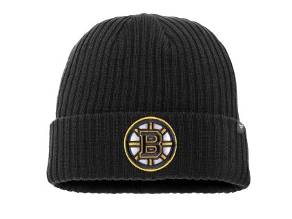 Pánská zimní čepice Boston Bruins NHL Core Cuffed Knit Black