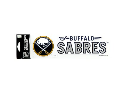 Samolepka Buffalo Sabres NHL Logo Text Decal