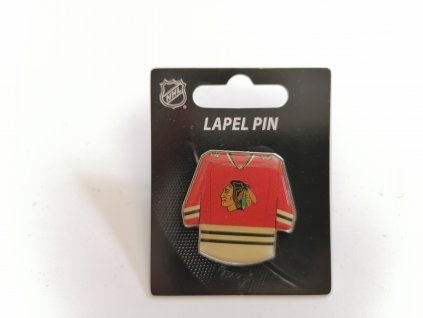 86073 odznak chicago blackhawks home jersey pin