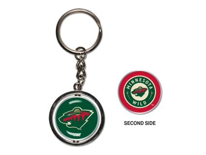 Přívěšek Minnesota Wild NHL Spinner Key Ring