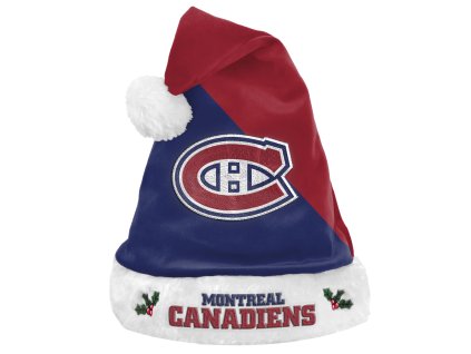Pánská zimní čepice Montreal Canadiens NHL FOCO Colorblock Santa Hat