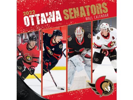 87483 2 kalendar ottawa senators 2022 wall calendar