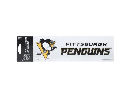 Samolepka Pittsburgh Penguins Logo Text Decal