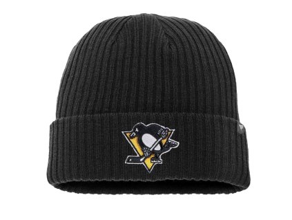 Pánská zimní čepice Pittsburgh Penguins NHL Core Cuffed Knit Black