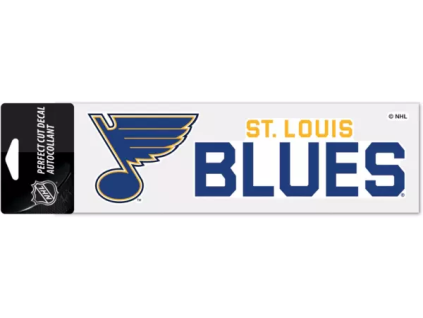Samolepka St. Louis Blues NHL Logo Text Decal