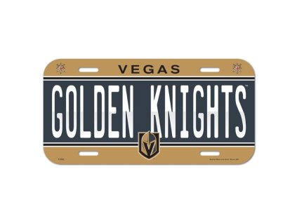 Cedule Vegas Golden Knights NHL License Plate Banner