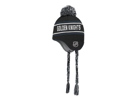 Dětská zimní čepice Vegas Golden Knights NHL Jacquard Tassel