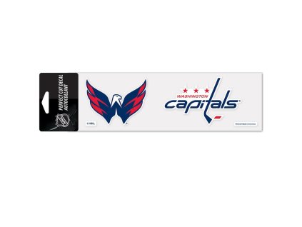 Samolepka Washington Capitals NHL Logo Text Decal