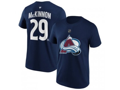Pánské tričko Nathan MacKinnon #29 Colorado Avalanche NHL Name & Number Graphic