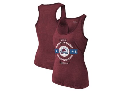 Dámské tričko Colorado Avalanche NHL 2022 Stanley Cup Champions Racerback Tank Top