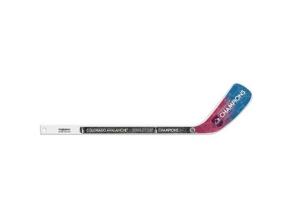 Minihokejka Colorado Avalanche NHL 2022 Stanley Cup Champions Mini Wood Hockey Stick