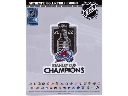 Nášivka Colorado Avalanche NHL 2022 Stanley Cup Champions Jersey Patch