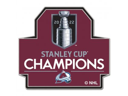 Odznak Colorado Avalanche 2022 Stanley Cup Champions Collector Pin