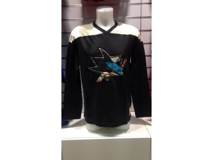 Tričko San Jose Sharks Long Sleeve Crew 15