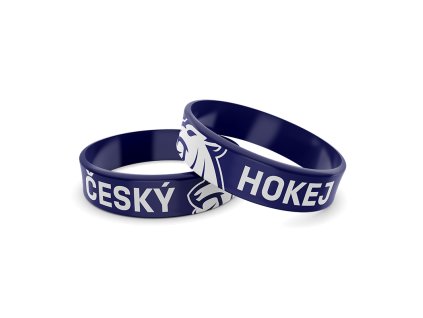 Silikonový Naramok Detský hlava lva ČH modrý