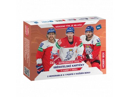 Sběratelské hokejové karty Český hokej národní tým reprezentace 2022 Hobby box