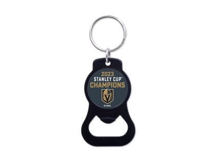 Přívěšek na klíče Vegas Golden Knights NHL 2023 Stanley Cup Champions Bottle Opener Key Ring