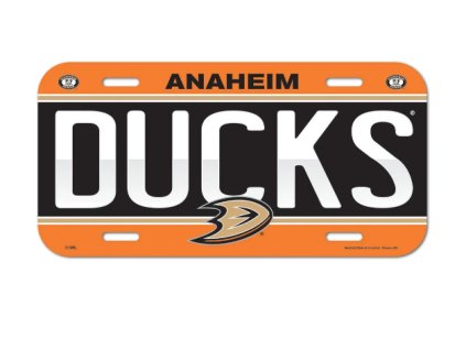 Cedule Anaheim Ducks NHL License Plate Banner