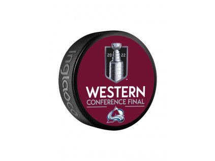 Puk Colorado Avalanche Stanley Cup Playoffs Western Conference Final Souvenir Collector Puck