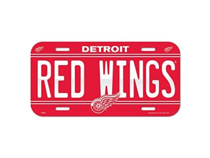 Cedule Detroit Red Wings NHL License Plate Banner