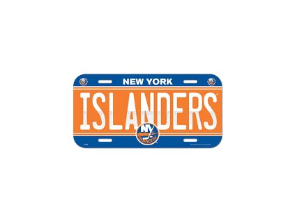Cedule New York Islanders License Plate Banner