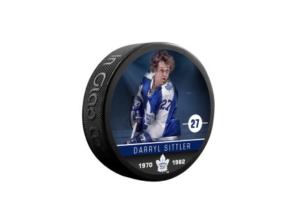 Puk Darryl Sittler #27 Toronto Maple Leafs NHL Souvenir Collector Hockey Puck