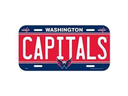 Cedule Washington Capitals NHL License Plate Banner