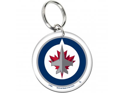 Přívěšek na Klíče Winnipeg Jets Team Logo Premium Acrylic Keychain