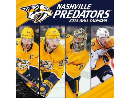 Kalendář Nashville Predators NHL 2023 Wall Calendar