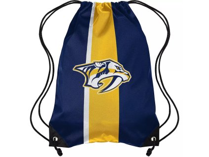 Vak Nashville Predators NHL FOCO Team Stripe Drawstring Backpack