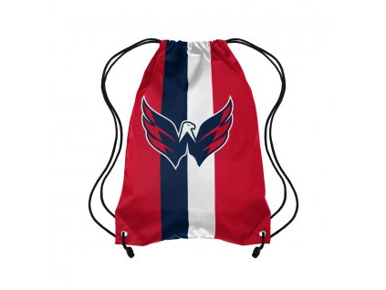 Vak Washington Capitals FOCO Team Stripe Drawstring Backpack