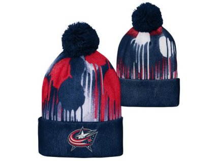Dětská zimní čepice Columbus Blue Jackets NHL Paint Splatter Cuffed