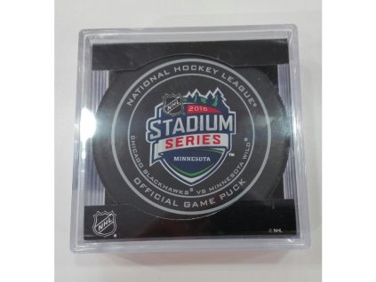 Puk Stadium Series 2016 Chicago Blackhawks NHL vs. Minnesota Wild NHL Official Game Puck