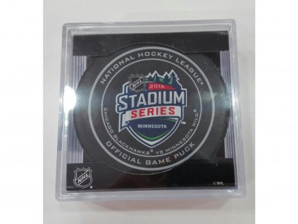 Puk NHL Stadium Series 2016 Chicago Blackhawks vs. Minnesota Wild Official Game Puck