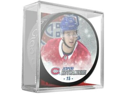 Puk Jesperi Kotkaniemi #15 Montreal Canadiens NHL Glitter Puck