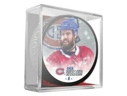 Puk Shea Weber #6 Montreal Canadiens NHL Glitter Puck